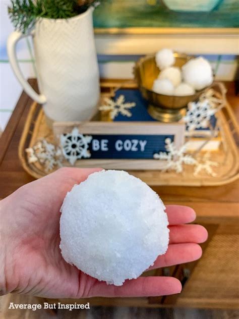 what are fake snowballs made of